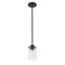 Z-Lite Savannah 1 Light Mini Pendant, Bronze & Clear 462MP-BRZ - alternate 5